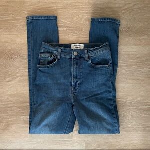 Reformation High Rise Skinny Jeans Destin Wash Size 26